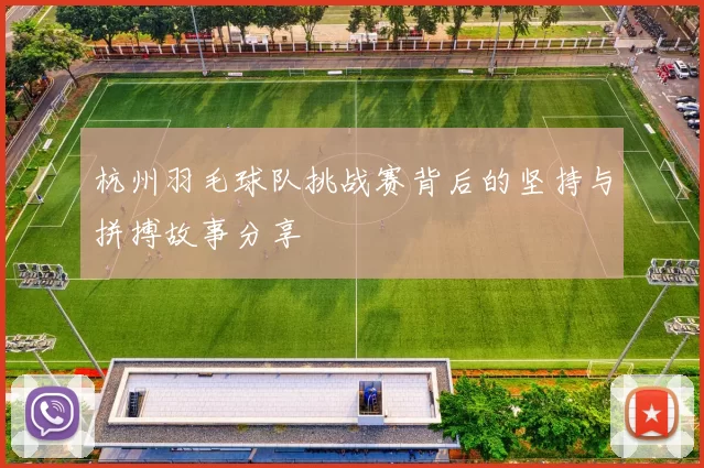 杭州羽毛球队挑战赛背后的坚持与拼搏故事分享